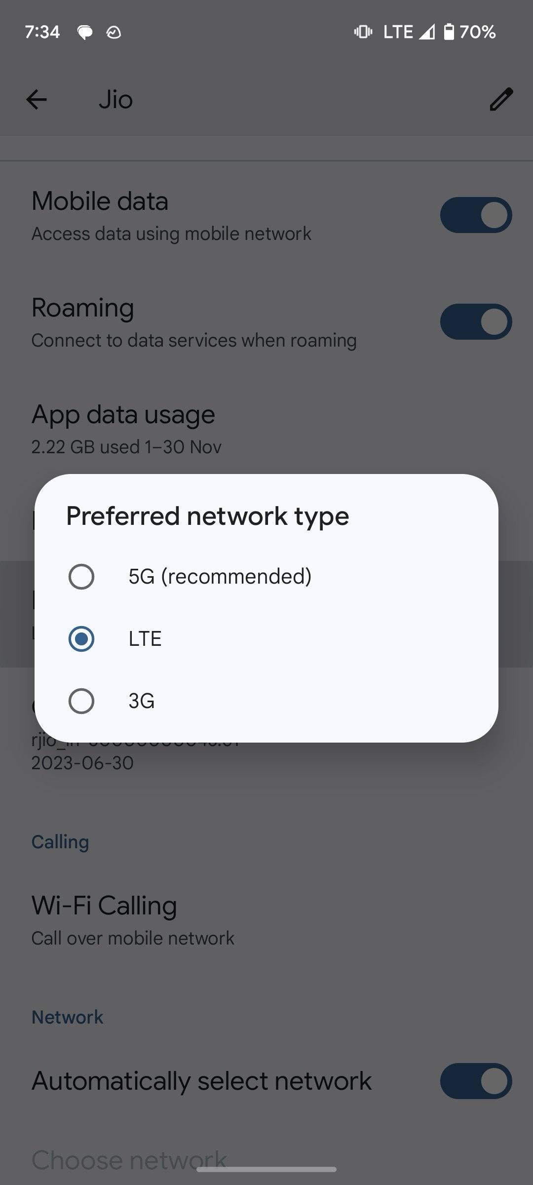 Vérifier le type de réseau sur Android