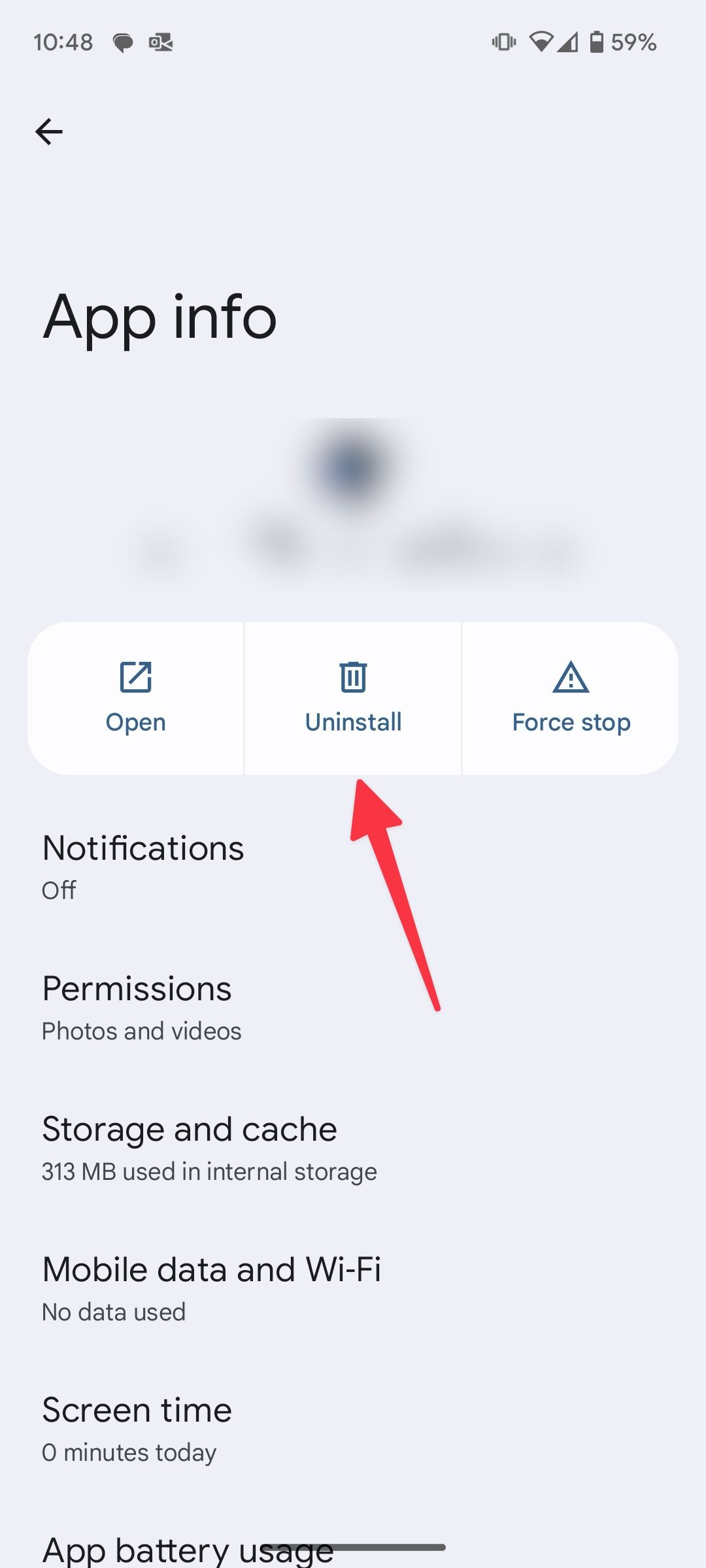 Désinstaller des applications sur Android