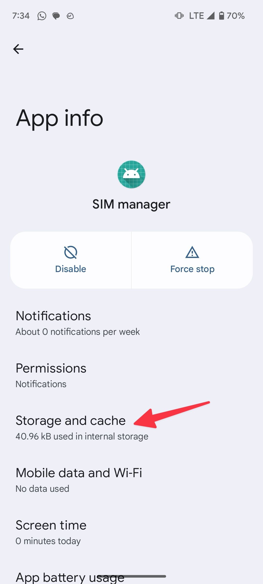 stockage et cache sur Android