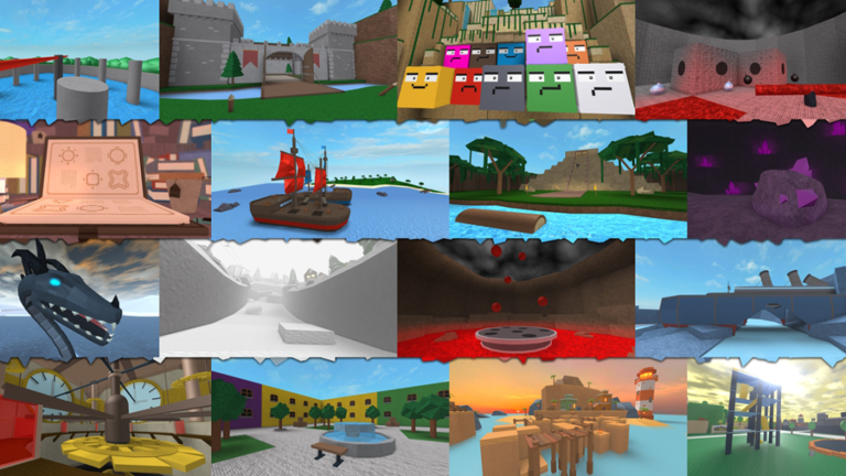 Montage de capture d'écran d'Epic Minigames
