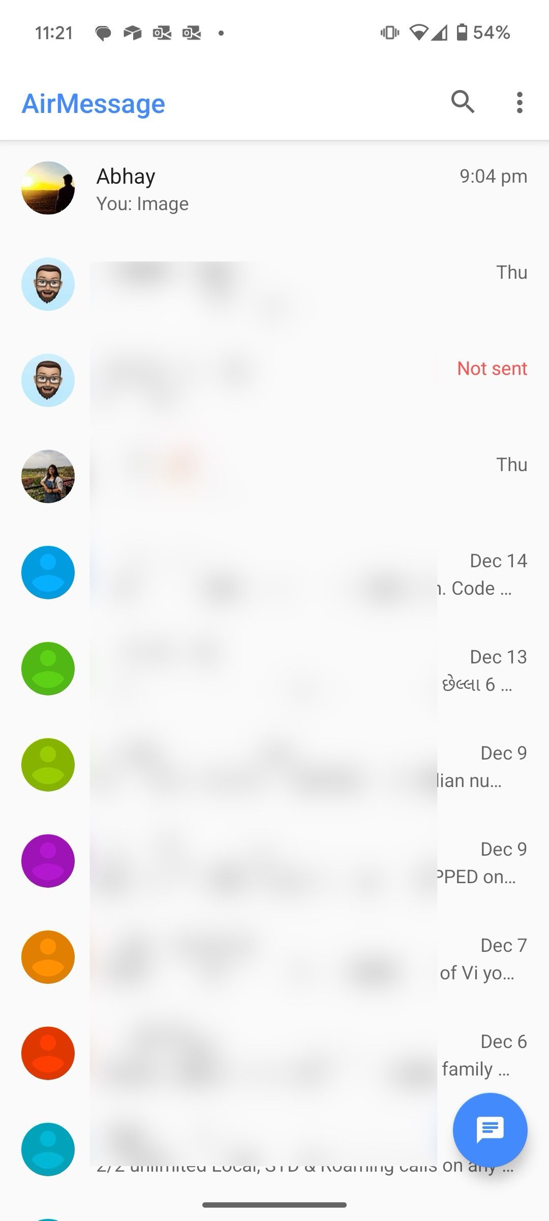 AirMessage sur Android