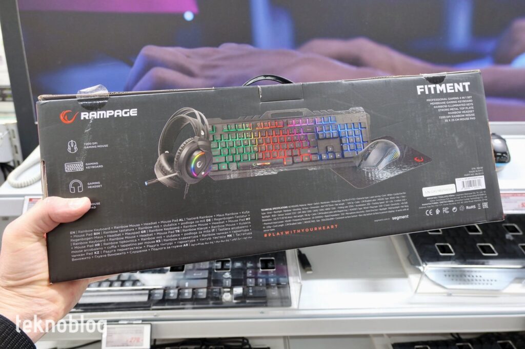 Rampage clavier casque souris bulletin suggestions de cadeaux 2024