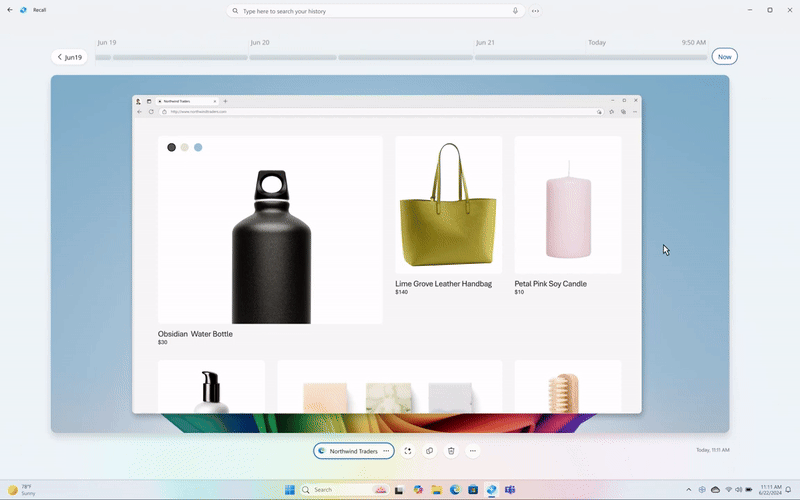 rappel de Windows 11