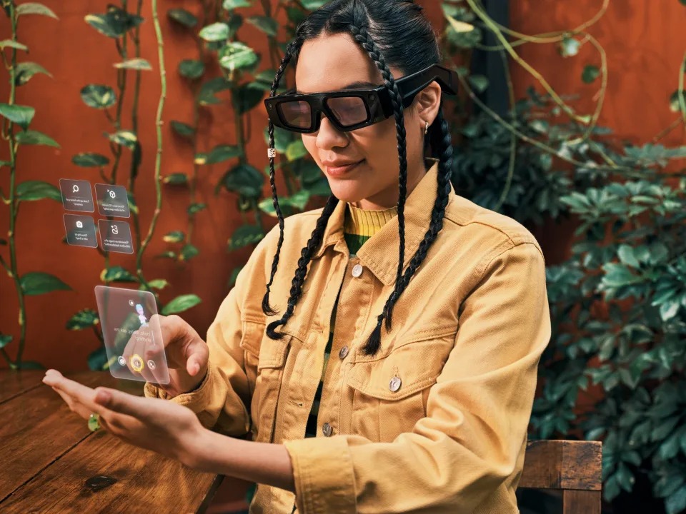 lunettes à pression