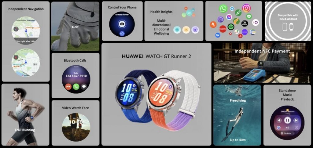 montre huawei gt coureur 2