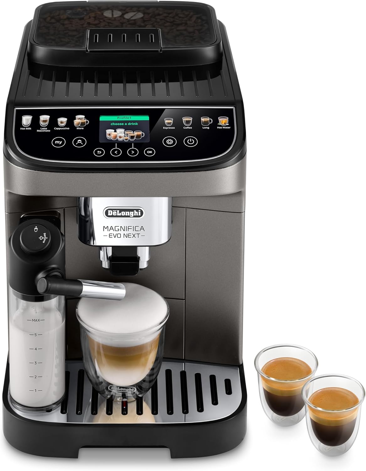 De'Longhi Magnifica Evo Next Ecam312.80.Tb Machine à expresso et cappuccino entièrement automatique
