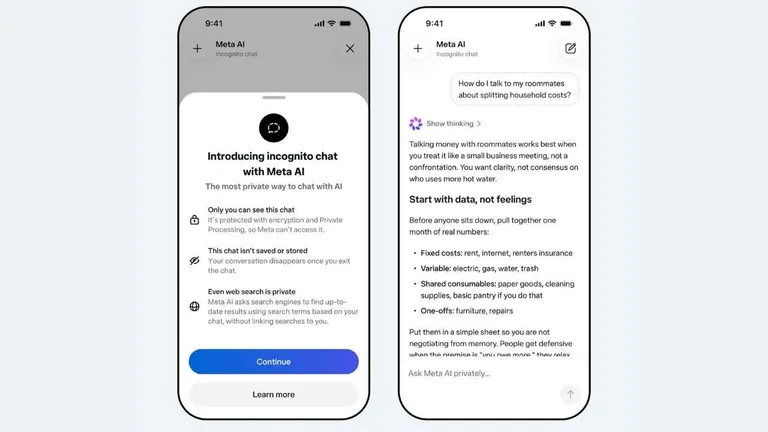 Meta AI Secret Chat ouvre des conversations privées sur WhatsApp