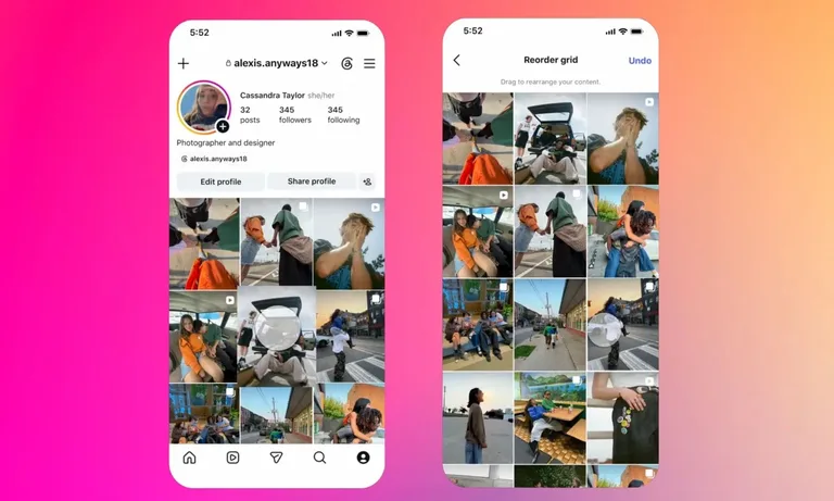 Les utilisateurs d'Instagram pourront désormais modifier l'apparence de leur profil à leur guise