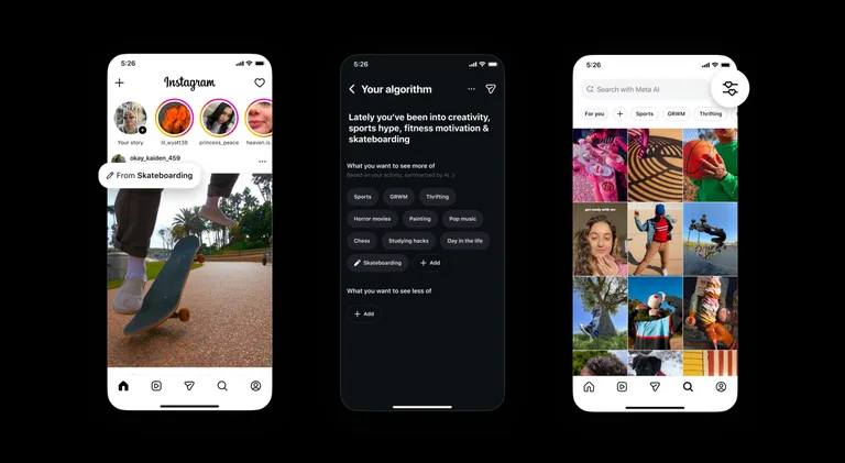 Il est désormais plus facile de personnaliser l'algorithme Instagram