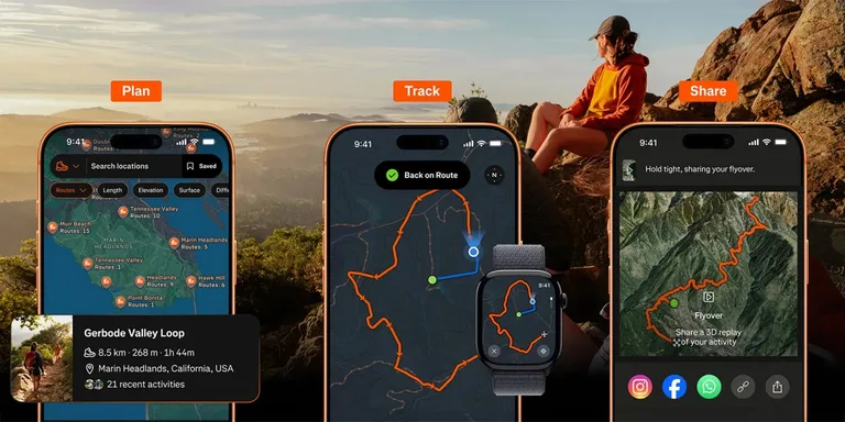 Strava facilite désormais la planification et le suivi d'itinéraires de randonnée