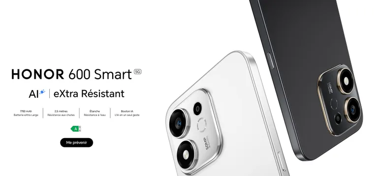 Honor 600 Smart est apparu avec une batterie de 7 700 mAh
