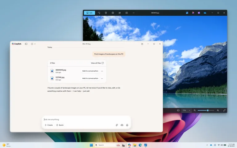 Microsoft apporte Copilot à Windows 11 d'une manière différente
