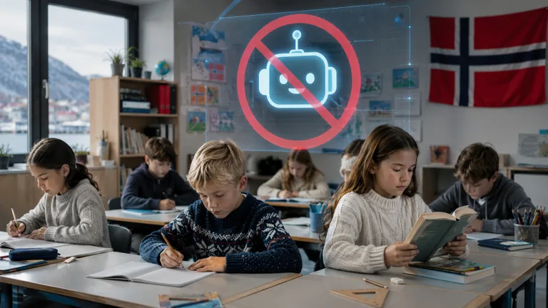 La Norvège interdit l'utilisation de l'intelligence artificielle aux étudiants de moins de 13 ans