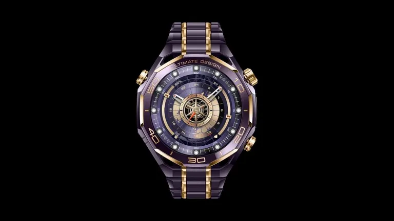 Huawei propose des modèles Watch Ultimate en or et en diamant