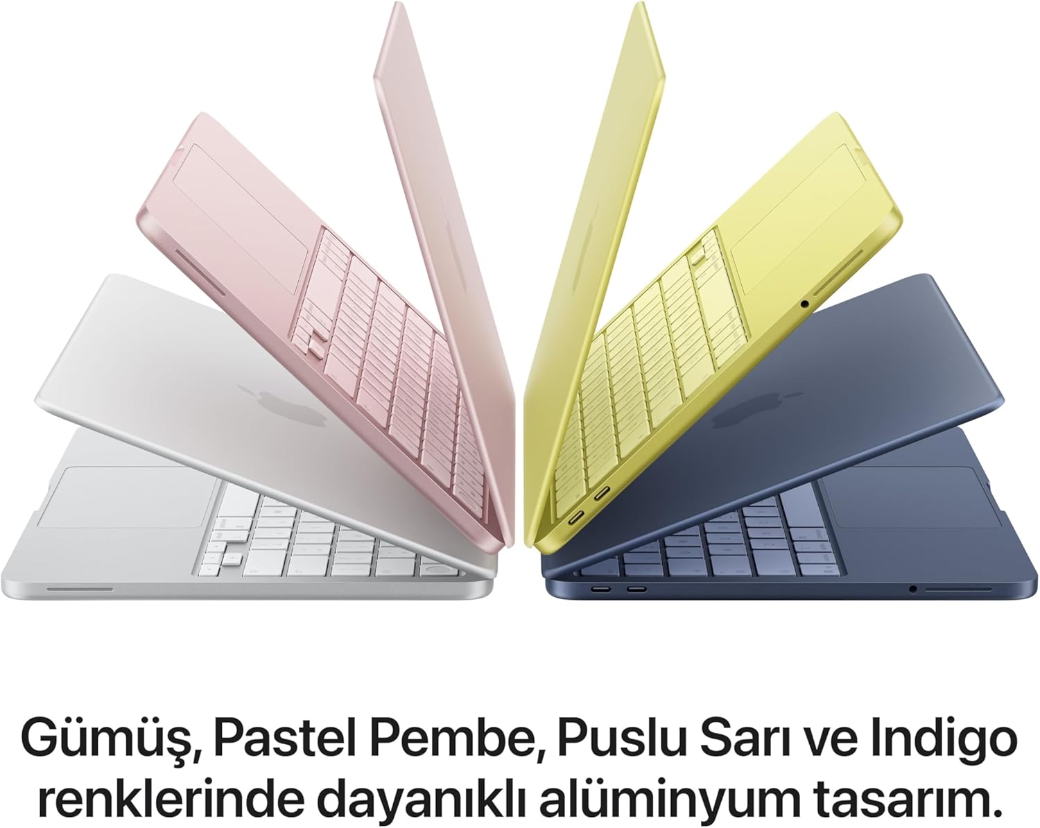 Ordinateur portable Apple MacBook Neo 13 pouces : puce A18 Pro, conçu pour l'IA et Apple Intelligence, écran Liquid Retina, mémoire unifiée de 8 Go, SSD de 256 Go, caméra FaceTime HD 1080p ; indigo