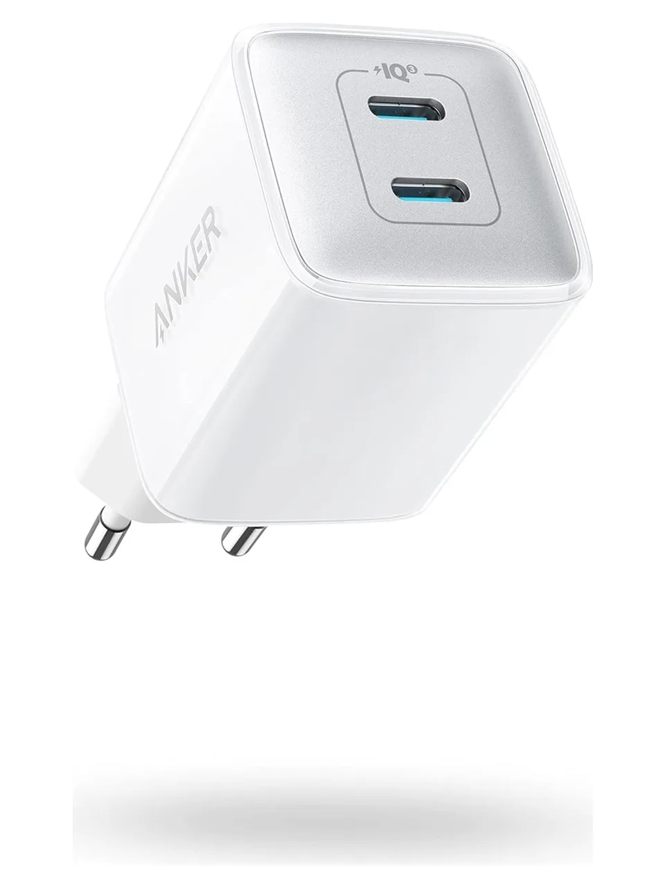 Chargeur Anker Nano 521, 40 W, PIQ 3.0, double port USB-C, noir - A2038