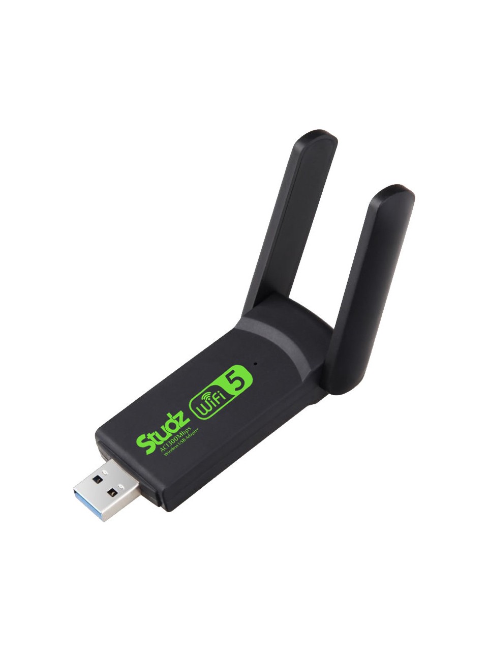 Adaptateur Studz double bande USB 3.0 Récepteur Wifi sans fil Adaptateur sans fil AC1300