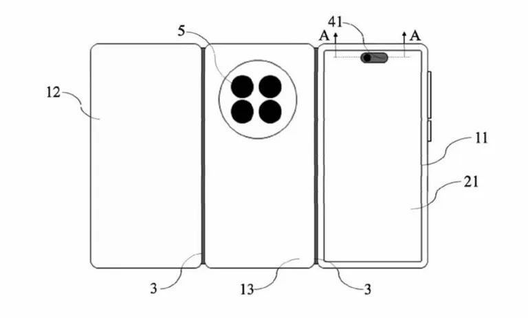 Un nouveau brevet pour Huawei Mate XT2 indique un écran pliable différent