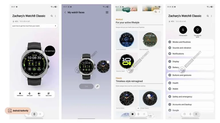 La première mise à jour de Samsung a gâché la surprise de la Galaxy Watch 9