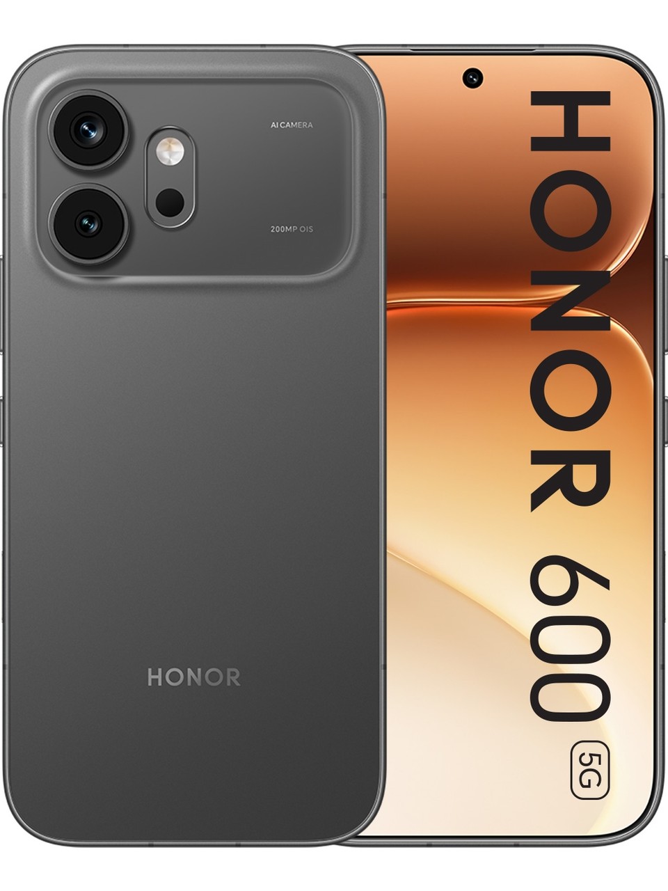 Honor 600 5G 256 Go 8 Go de Ram (Honor Türkiye Garanti) Noir
