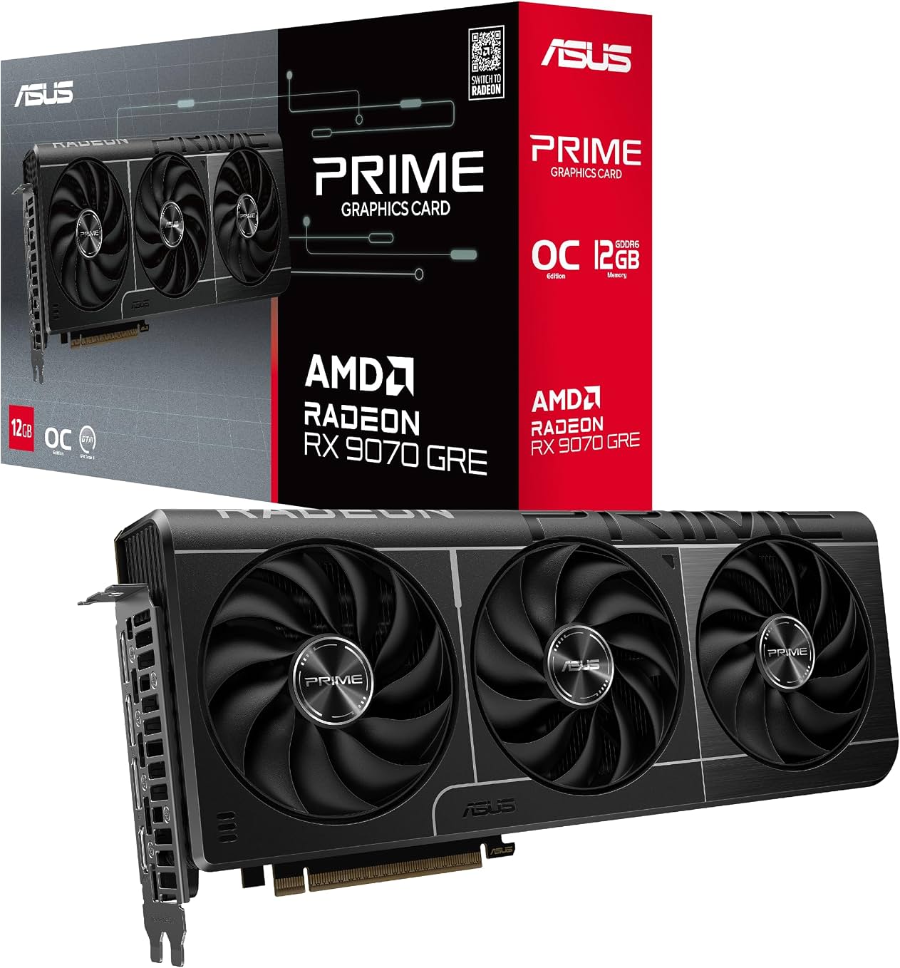 ASUS Prime Radeon RX 9070 GRE OC Édition