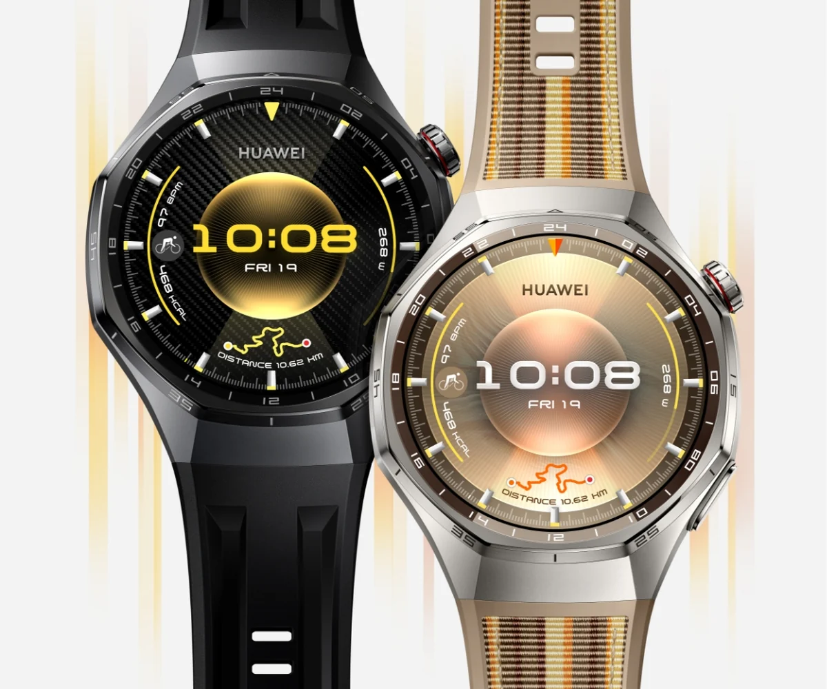 Montres intelligentes HUAWEI WATCH GT 6 Pro avec bracelets noir et or