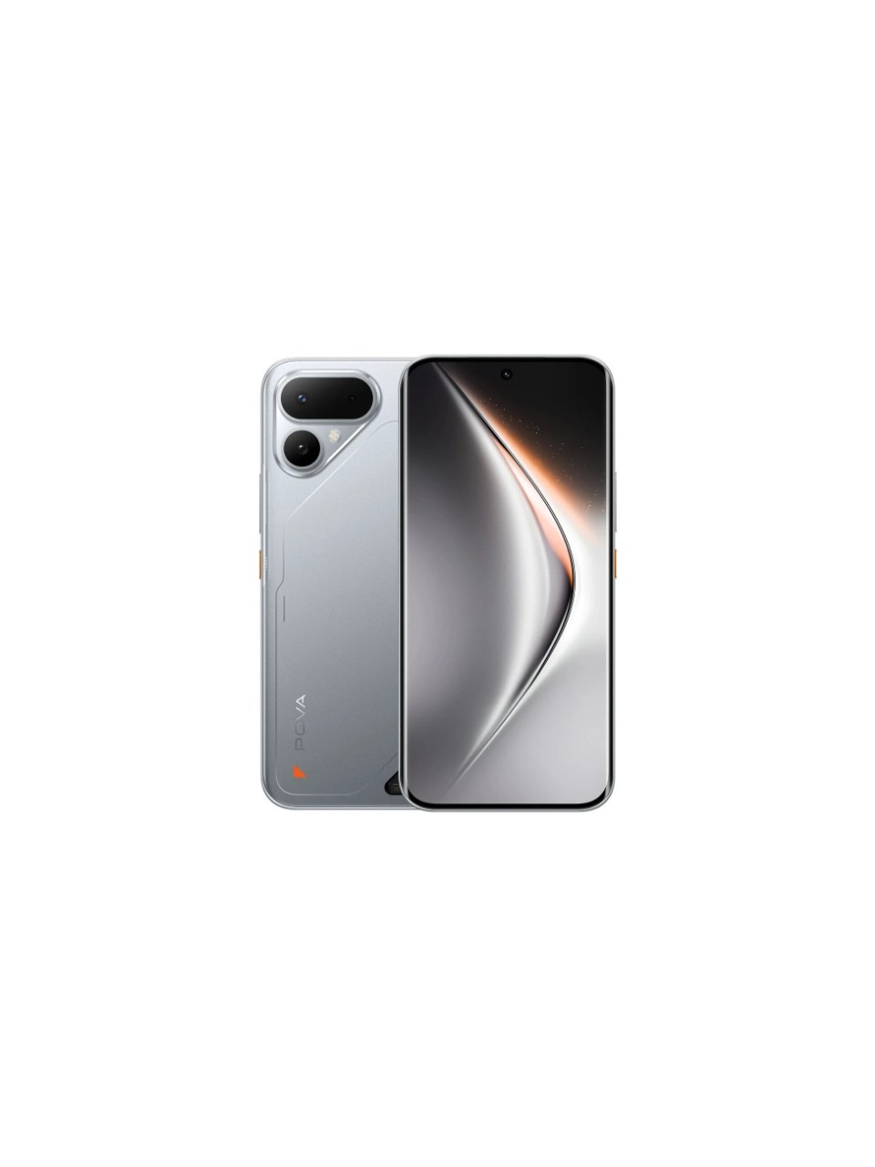 Tecno Pova Curve 2 5G 256 Go 8 Go de Ram (Garantie Tecno Türkiye) Gris Argent